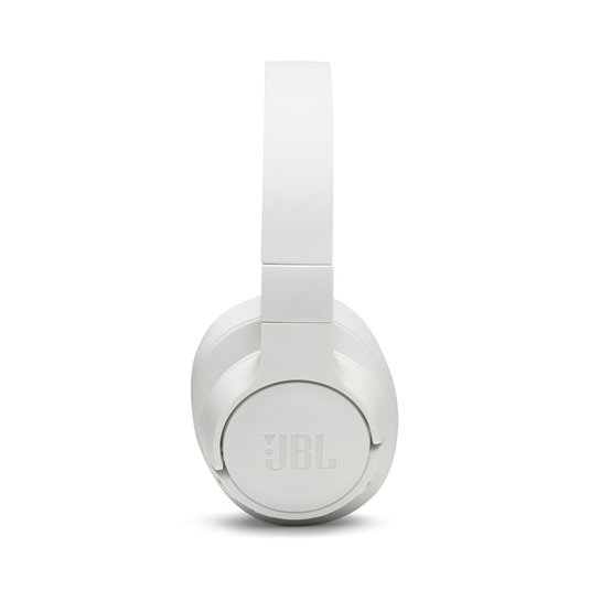 JBL Tune 750BTNC - White - Wireless Over-Ear ANC Headphones - Left image number null