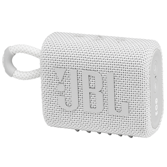 JBL Go 3 - White - Portable Waterproof Speaker - Hero image number null