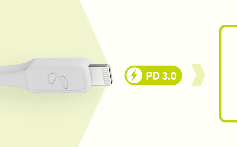 InstantConnect USB-C to Lightning Unterstützt schnelles Aufladen bis zu 20 W PD 3.0 - Image