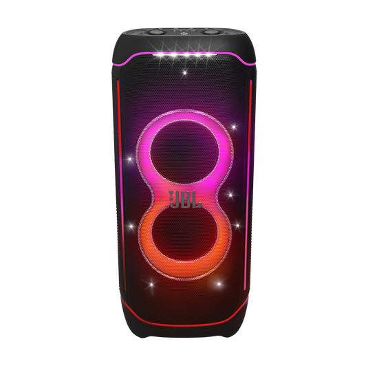 JBL PartyBox Ultimate - Black - Massive party speaker with powerful sound, multi-dimensional lightshow, and splashproof design. - Front image number null