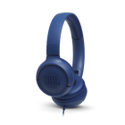 JBL Tune 500 - Blue - Wired on-ear headphones - Hero