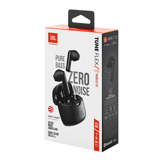 JBL Tune Flex - Black - True wireless Noise Cancelling earbuds - Detailshot 10 image number null