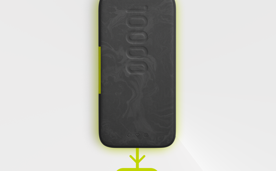 InstantGo 10000 Built-in Lightning Cable Intelligente Pass-Through-Aufladung - Image