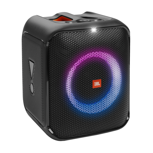 JBL Partybox Encore Essential | Tragbarer Party-Lautsprecher mit satten 100  W an kraftvollem Sound, integrierter dynamischer Lichtshow und  spritzwasserfestem Design.