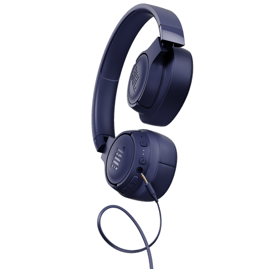 JBL Tune 750BTNC - Blue - Wireless Over-Ear ANC Headphones - Detailshot 7 image number null