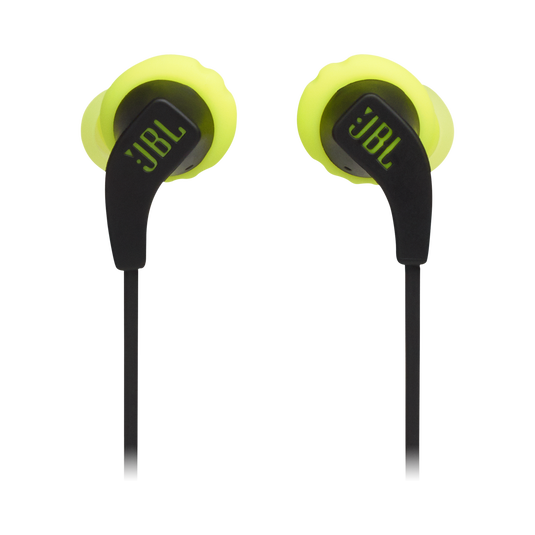 JBL Endurance RUNBT - Green - Sweatproof Wireless In-Ear Sport Headphones - Front image number null