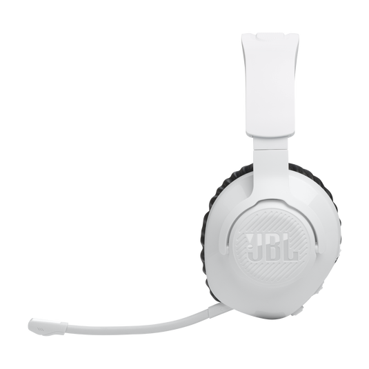 JBL Quantum 360P Console Wireless - White - Wireless over-ear console gaming headset with detachable boom mic - Left image number null