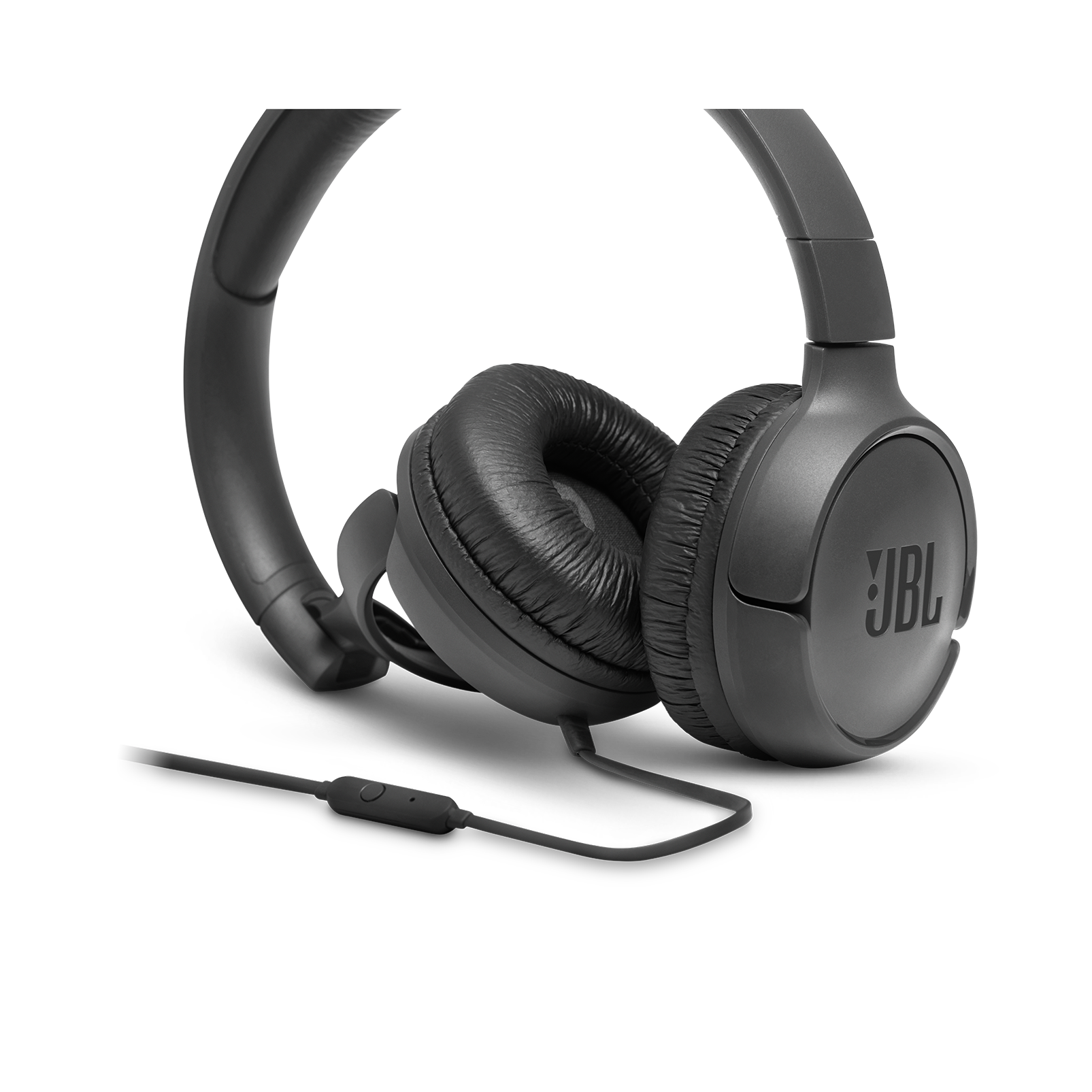 JBL Tune 500 - Black - Wired on-ear headphones - Detailshot 3
